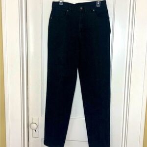 Sonoma Life + Style black high waist straight leg denim jeans size 10
